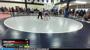 155lbs Champ. Round 2 - Maddie Payne, Black Hills (Girls) vs Sonia Mendoza, Granger (Girls)