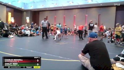 60 lbs Quarterfinals (8 Team) - Charles Benwell, MO Outlaws Black vs Oakley Reed, MO Outlaws Gold