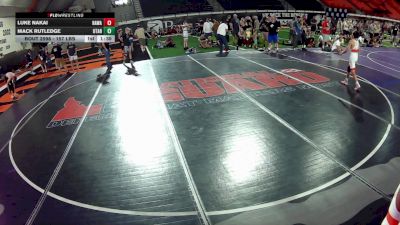 157 lbs 2nd Place Match - Luke Nakai, Hawaii vs Mack Rutledge, Utah