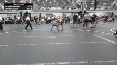 150 lbs Round 3 (6 Team) - Anthony Depaul, Team Shutt Mau Mau vs Justin McGarrigle, Steller Trained Caij Vanda