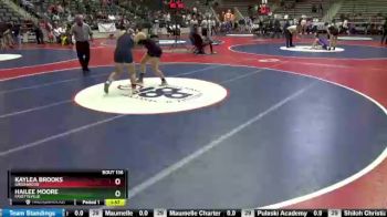 165 lbs Quarterfinal - Hailee Moore, Fayetteville vs Kaylea Brooks, Greenwood