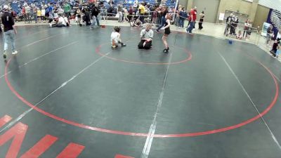 10U Girls - 67 lbs Cons. Round 3 - Mia Knox, Fort Wayne North Wrestling Club vs Elise LeCuyer, Sandwich Wrestling Club