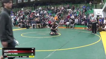 132 lbs Champ. Round 3 - Landon Flores, Perkins vs Richard Flores, Delta
