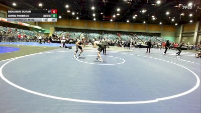 150 lbs Consi Of 16 #2 - Benjamin Duran, Volcano Vista vs Owen Pehrson, Riverton