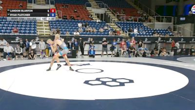 144 lbs Cons. Rd Of 32 - Landon Blanton, Illinois vs Ryan Fletcher, Iowa