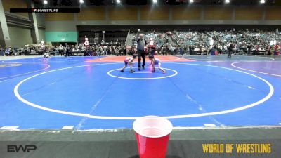 52 lbs Consi Of 8 #2 - Remington Chagolla, Chagolla Trained Wrestling Club vs Sariah The Last Panda, Nakamura Wrestling