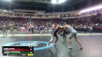 4A 172 lbs 3rd Place Match - Angelo Maechtlen, Del Norte vs Amiri Mumba, Highland