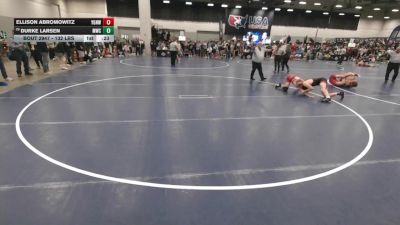 132 lbs Cons. Sub-rd Of 64 - Durke Larsen, Manti Wrestling Club vs Ellison Abromowitz, Young Guns Nashville Wrestling