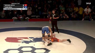 215 lbs 1st Place Match - Michael Boyle, OH vs Cade Ziola, NE