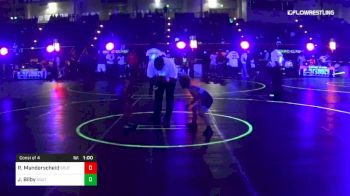 52 lbs Consi Of 4 - Ryan Manderscheid, Southern Oregon Strong vs Josiah Bilby, South Central Punishers