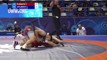 74 kg 1/8 Final - Titas Pijoraitis, Lithuania vs Adilet Akylbekov, Kyrgyztan