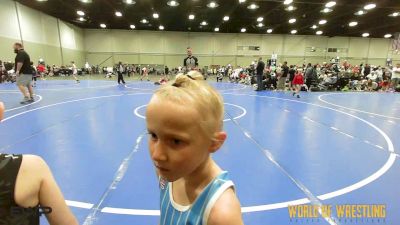 40 lbs Rr Rnd 2 - Pyper Patterson, Powerhouse Elite 9U vs Carson Morrow, Team Savage 9U
