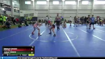 70 lbs Round 1 (4 Team) - Brinley Dinzeo, Misfits Red vs Sarah Vinsick, Phoenix