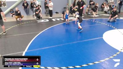 49 lbs Rr2 - Franklin Montgomery, Bethel Freestyle Wrestling Club vs Dalton Loechel, North Pole Wrestling Club