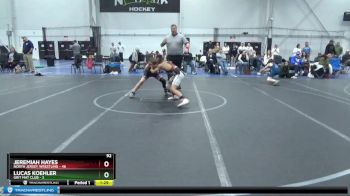 92 lbs Round 3 (4 Team) - Jeremiah Hayes, North Jersey Wrestling vs Lucas Koehler, Grit Mat Club