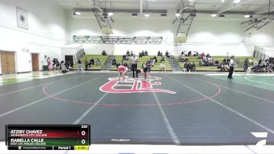 220 lbs Round 1 - Isabella Calle, East Los Angles College vs Atziry Chavez, Sacramento City College