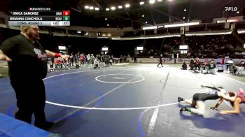 Girls 100 lbs Cons. Round 5 - Brianna Canchola, McNary vs Onica Sanchez, Granger (Girls)