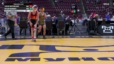 114 lbs Consi 3 - Lucas McFarland, Haverford vs Dylan Barrett, Penn-Trafford
