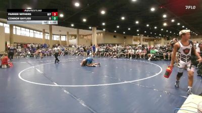 132 lbs Round 2 Champ & Wb (32 Team) - Parker Withers, Morris Fitness Purge vs Connor Bayliss, Indiana Outlaws