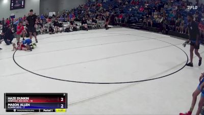 63 lbs Round 1 (4 Team) - Mason Allen, Illinois Boys vs Haze Dunkin, Nebraska Red Boys