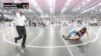 160 lbs Quarterfinal - Maximus Foutier, Quest School Of Wrestling Gold vs Jordan Thompson, 4M Power