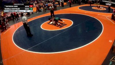 125 lbs Cons. Round 1 - Raynisha Sims, Chicago (Lake View) vs Isabella Motteler, Peoria (Richwoods)