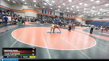 133 lbs Cons. Round 5 - Desmond Diggs, Mount St. Joseph University vs Tyler Fleetwood, Wisconsin-Eau Claire