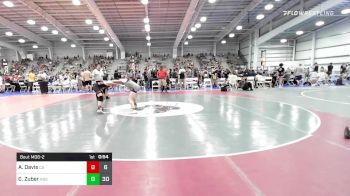 112 lbs Rr Rnd 2 - Andy Davis, Combat Athletics MS vs Cade Zuber, Indiana Outlaws Red