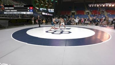 138 lbs Cons. Rd Of 32 - Siraj Sidhu, CA vs Cody Trevino, IA
