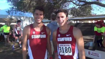 Stanford's Mike Atchoo and Garrett Sweatt, 10th and 11th, start season with championships in mind at 2013 Stanford XC Invitational Highlight