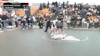114 lbs Consolation - Geysha Perez Mendoza, Springfield Central (W) vs Kelsie Hunt, Malden Catholic