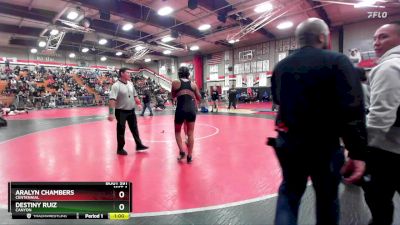 135 lbs Cons. Round 1 - Destiny Ruiz, Canyon vs Aralyn Chambers, Centennial