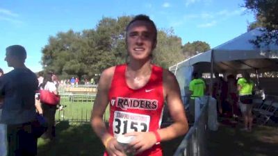 Southern Oregon's Erc Avila after 7th place finish at 2013 Stanford XC Invitationalinterview