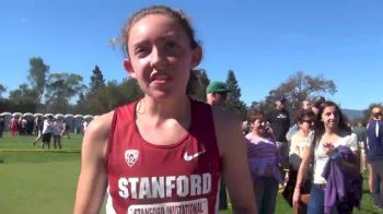 Stanford's Aisling Cuffe cruised to 2nd place at 2013 Stanford XC Invitationalinterview