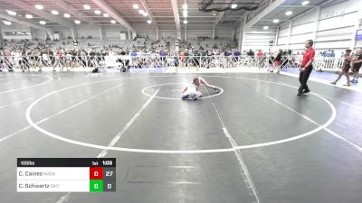 105 lbs Rr Rnd 1 - CJ Caines, Mat Assassins Black vs Cole Schwartz, Grit Mat Club Blue