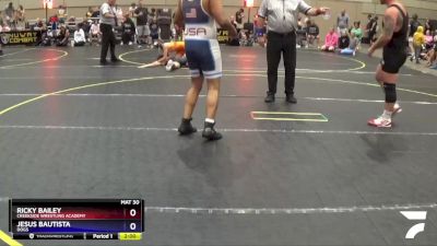 185 lbs Round 2 - Jesus Bautista, Dogs vs Ricky Bailey, Creekside Wrestling Academy