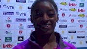 Simone Biles Rocks Podium Training at her First World Championships