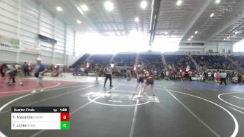 130 lbs Quarterfinal - Fayme Alexander, Osoway vs Terrile Jones, Bagdad Sultans