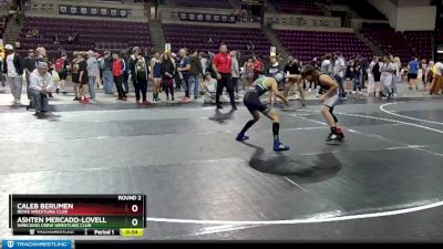 101-103 lbs Round 2 - Caleb Berumen, Ridge Wrestling Club vs Ashten Mercado-Lovell, Wrecking Crew Wrestling Club