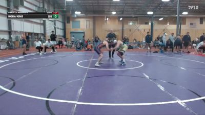 165 lbs Cons. Round 1 - Koda King, Eastern Oregon University vs Cash Paullus, Treasure Valley Community College