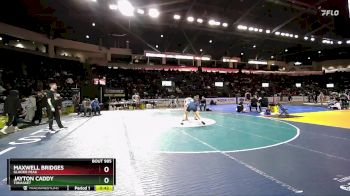 190 lbs Cons. Round 4 - Jayton Caddy, Tonasket vs Maxwell Bridges, Glacier Peak
