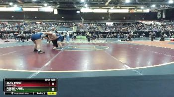 185 lbs Cons. Round 6 - Reese Habel, Middleton vs Jady Cook, Middleton