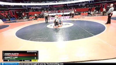 1A 152 lbs Quarterfinal - Garrett Luke, Lena (L.-Winslow) vs Joseph Gliatta, Elmhurst (IC Catholic)