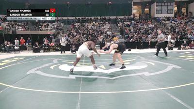 215-2A/1A 1st Place Match - Landon Hamper, South Carroll vs Xavier Nichols, Hammond