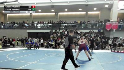 285 lbs Semifinal - Jacob Palermo, East Lyme/Norwich Tech vs Yasin Afrailov, Suffield/Windsor Locks