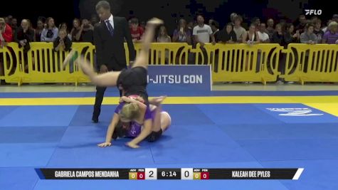 Kaleah Dee Pyles vs Gabriela Campos Mendanha 2025 Pan IBJJF Jiu-Jitsu No-Gi Championship