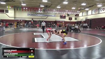 JV-9 lbs Round 3 - Keston Spratt, Williamsburg vs Olivia Schminke, Vinton-Shellsburg