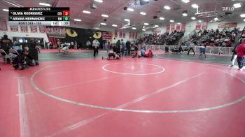 155 lbs Champ. Round 2 - Ariana Hernandez, Murrieta Mesa vs Olivia Rodriguez, Centennial (Corona)