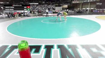 Girls 4A 115 lbs Cons. Semi - Alice Rush, Auburn (Girls) vs Araxi Crew, Arlington (Girls)