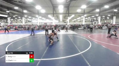 86 lbs Quarterfinal - Isa Yong, Rkda vs Jordin Clark, Fearless WC